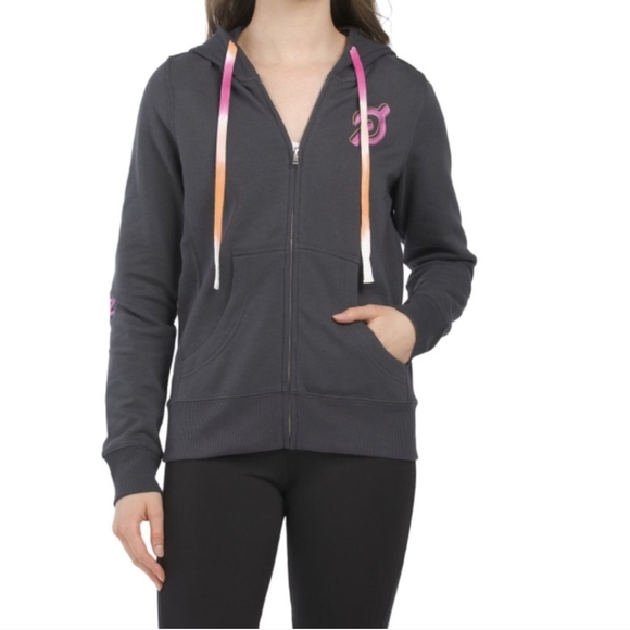 Peloton Ultimate Fleece Zip Hoodie in Black - Picture 1 of 7